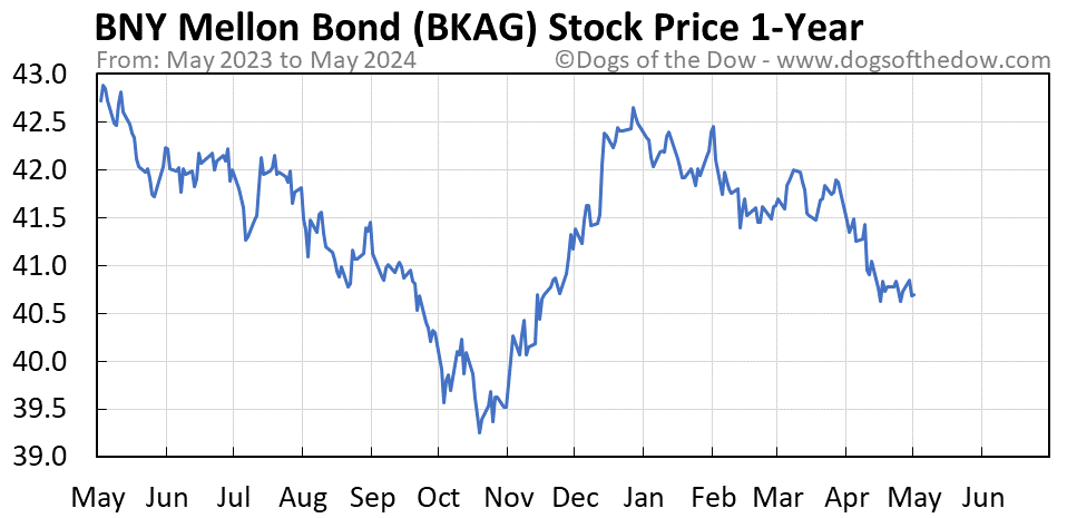 BKAG 1-year stock price chart